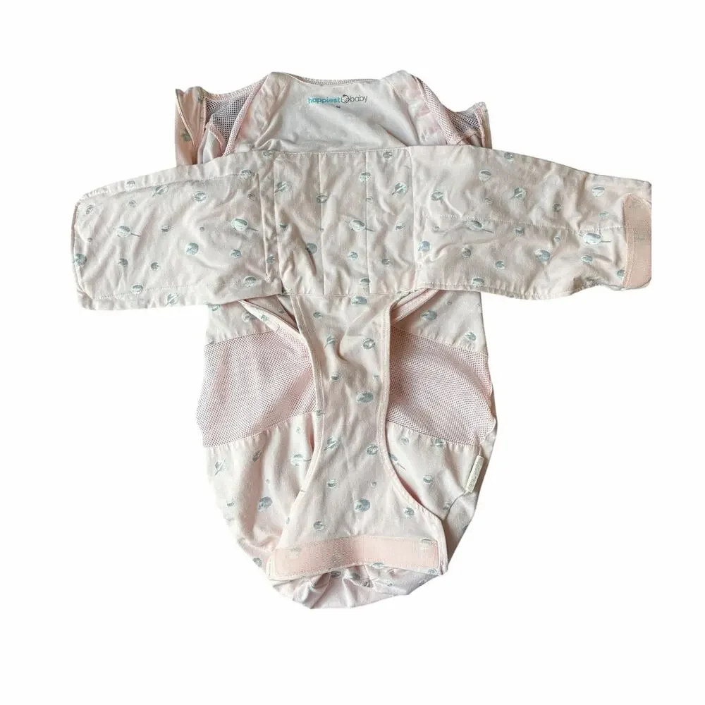 Happiest Baby Sleep Sack Pink Planet Print Infant Swaddle